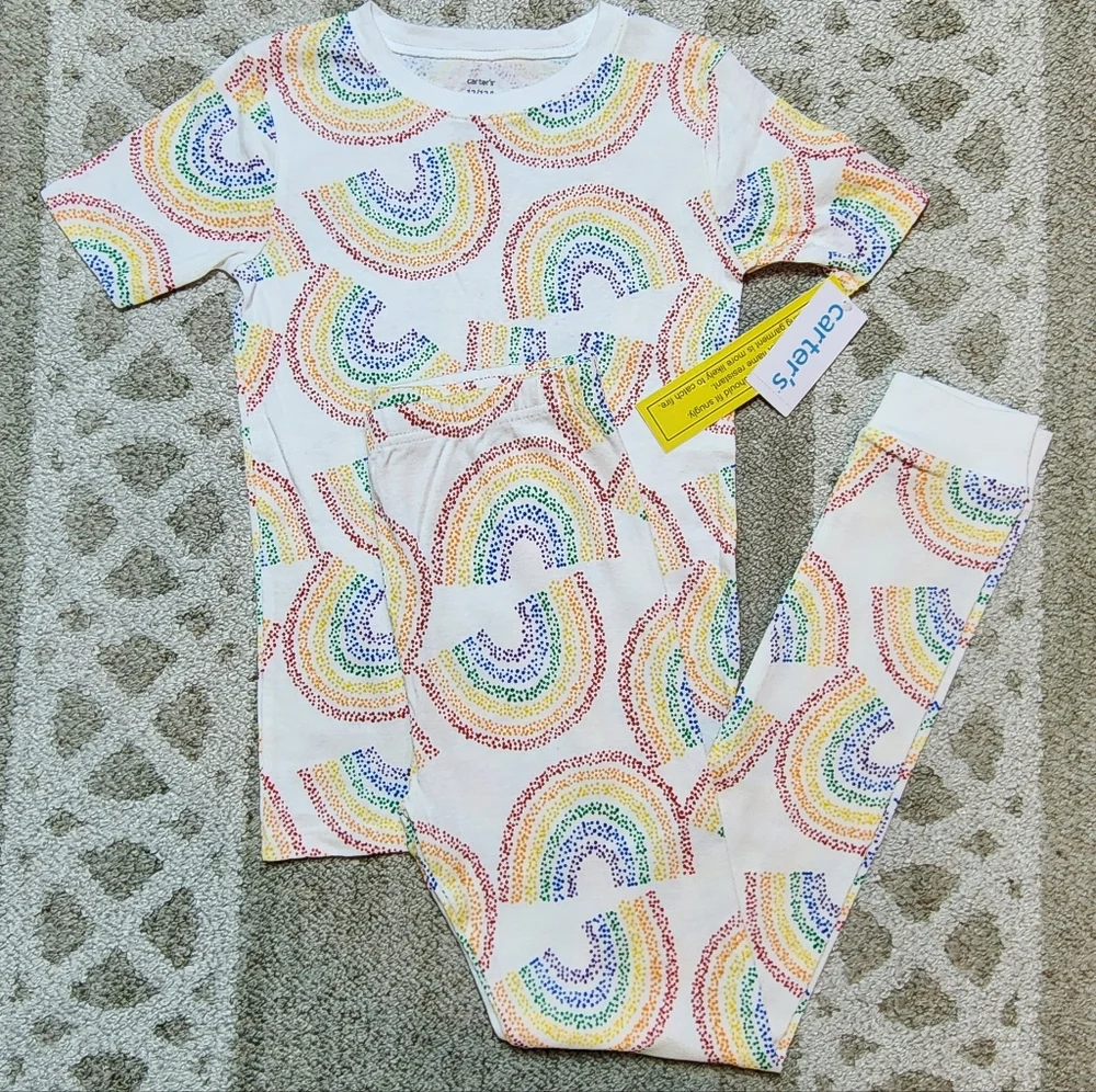 Carter's Rainbow Pajamas